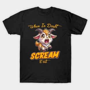 Screaming goat T-Shirt